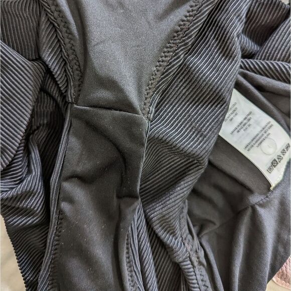 Good American Ottoman Seamless Ribbed Cheeky Bodysuit sz S - Picture 7 of 9